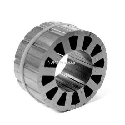 OEM Stamping Die Tool OD77mm هسته های لمینیت روتور موتور موتور 12 شیار استاتور