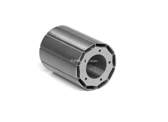 مهر زنی موتور با سرعت بالا OD77mm 12 شیار استاتور و هسته روتور