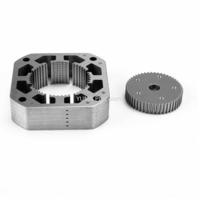 پشته لمینیت NEMA17 برای ژنراتور پردازش پله موتور لمینیت استاتور و روتور